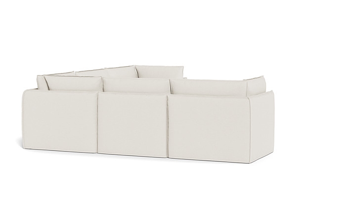 Josie Slipcovered Modular 5-Piece 4-Seat Corner Sectional - Image 2