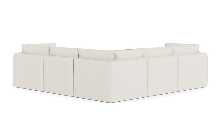 Josie Slipcovered Modular 5-Piece 4-Seat Corner Sectional - Image 3