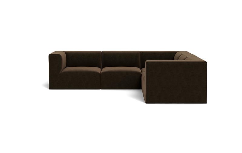 Simon Slipcovered Modular 4-Seat Corner Sectional - Image 0
