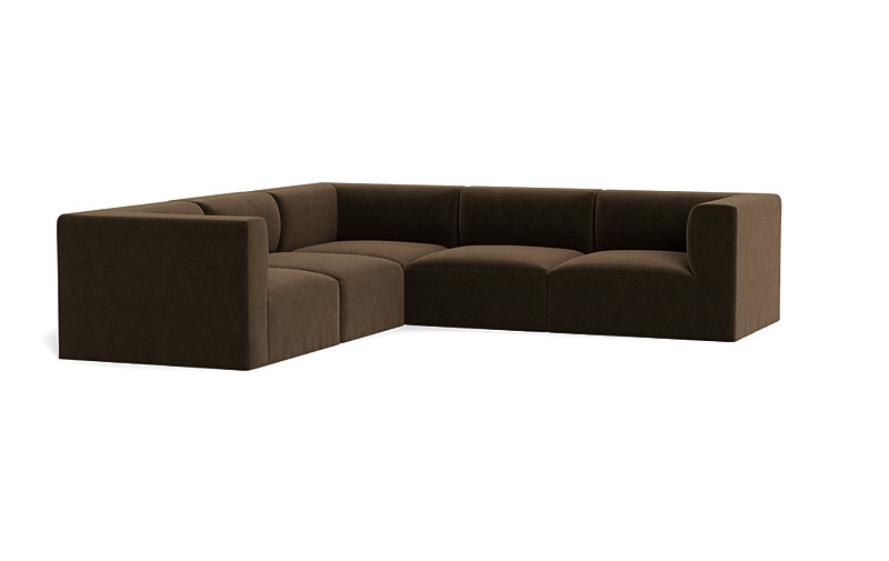 Simon Slipcovered Modular 4-Seat Corner Sectional - Image 1