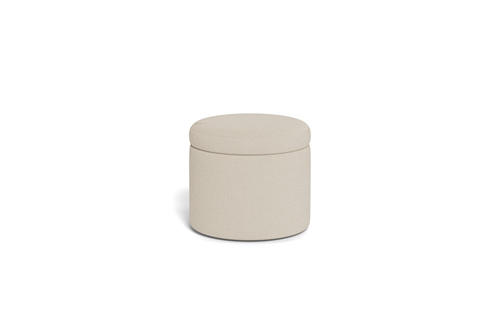 Colten Round Storage Stool Ottoman - Image 2