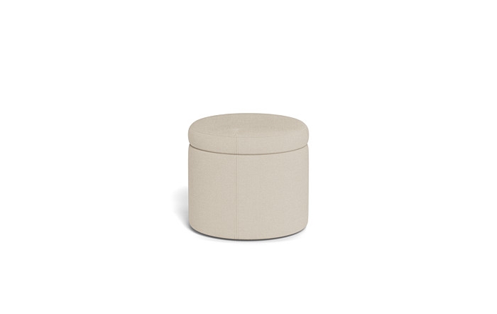 Colten Round Storage Stool Ottoman - Image 1