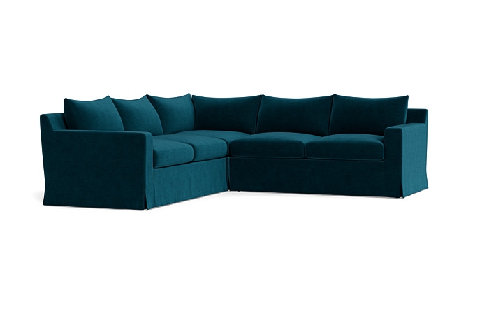 Sloan Slipcovered Corner 4-Seat Sectional Sofa - Image 4