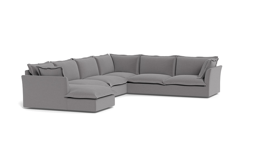 Skylar 4-Piece (5-Seat) Corner Sectional Sofa with  Chaise - Image 3