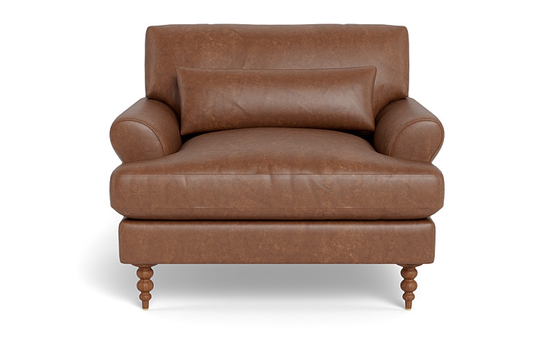 Maxwell Leather Accent Chair by Apartment Therapy - Image 0