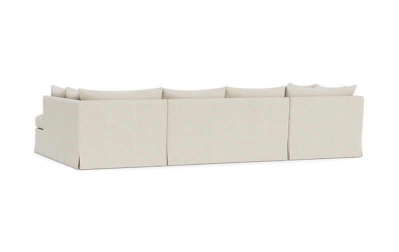 Sloan Slipcovered 3-Piece U-Bumper Sectional - Image 2