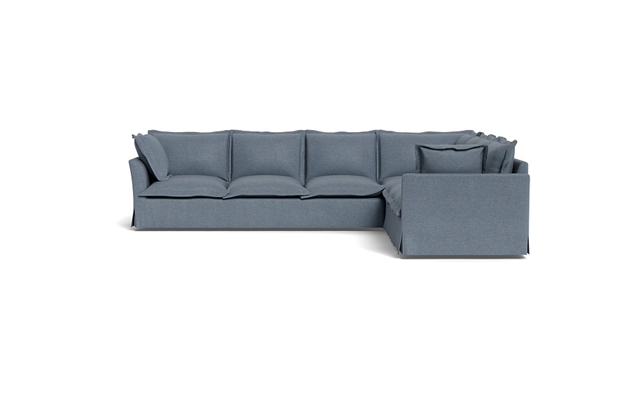 Skylar Slipcovered Corner 6-Seat Sectional Sofa - Image 0