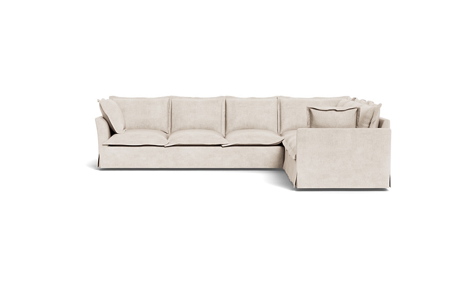 Skylar Slipcovered Corner 6-Seat Sectional Sofa - Image 0