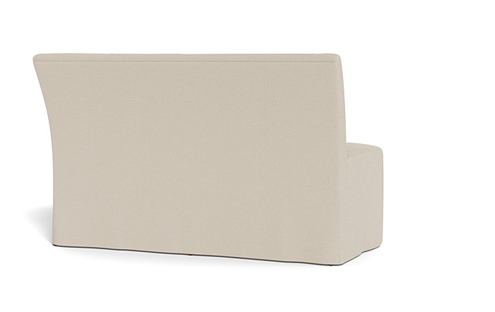 Dorian Slipcovered Petite Left Banquette - Image 1