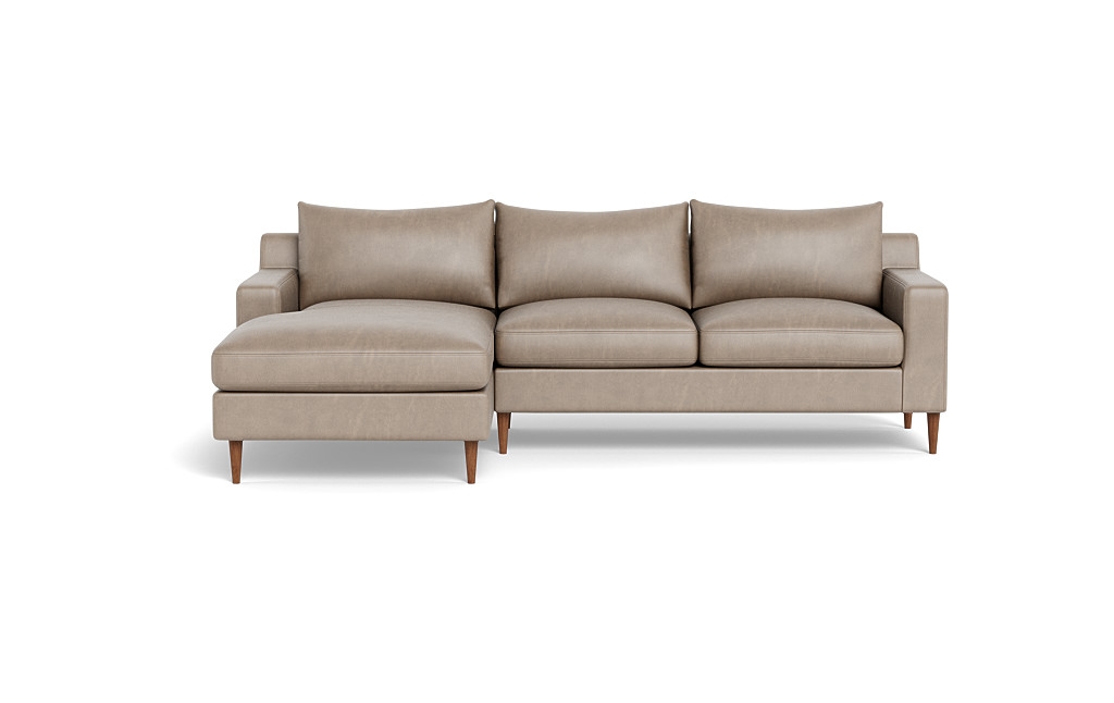 Sloan Leather  Chaise Sectional - Image 0