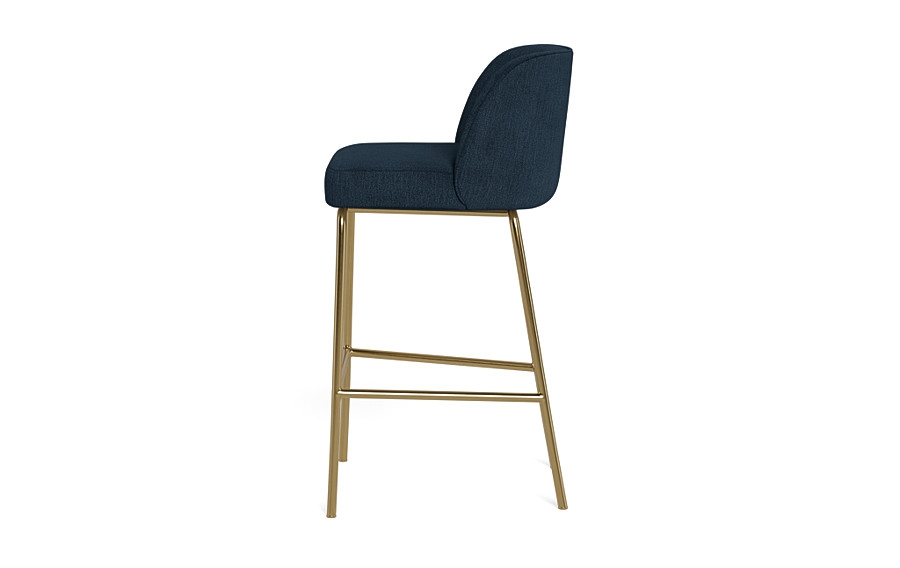 Graham Metal Framed Upholstered Bar Stool - Image 2