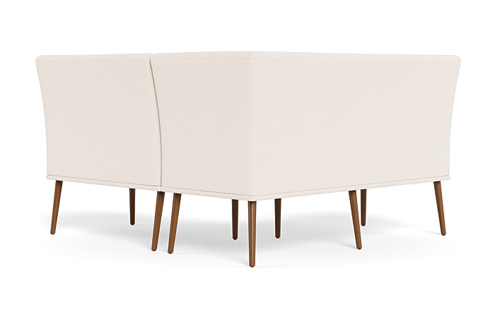 Dorian Upholstered Petite Left Banquette with Tufting Option - Image 1