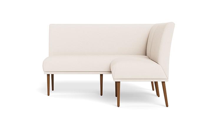 Dorian Upholstered Petite Left Banquette with Tufting Option - Image 3