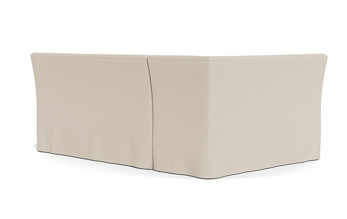 Dorian Slipcovered Left Banquette - Image 1