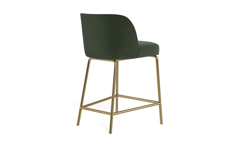 Graham Metal Framed Upholstered Counter Stool - Image 4