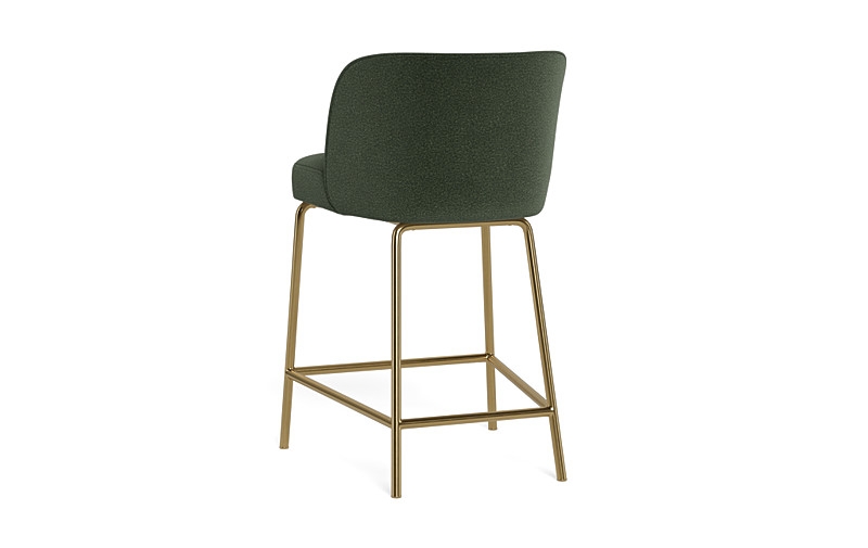 Graham Metal Framed Upholstered Counter Stool - Image 2