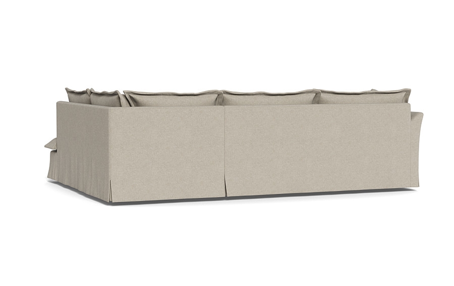 Skylar Slipcovered 3-Seat  Bumper Sectional - Image 1