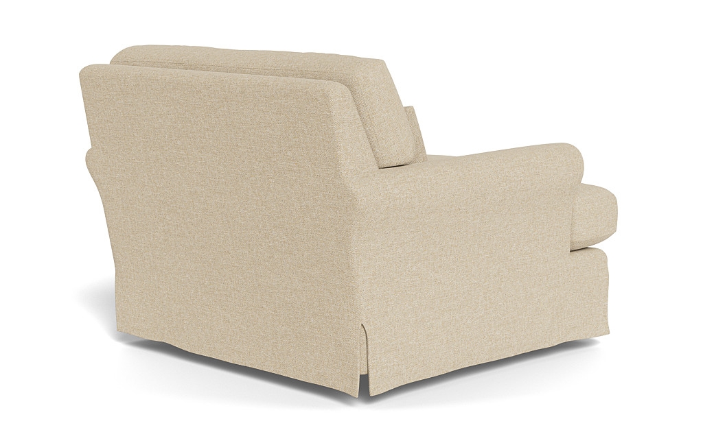 Maxwell Slipcovered Swivel Chair by Apartment Therapy - Image 1