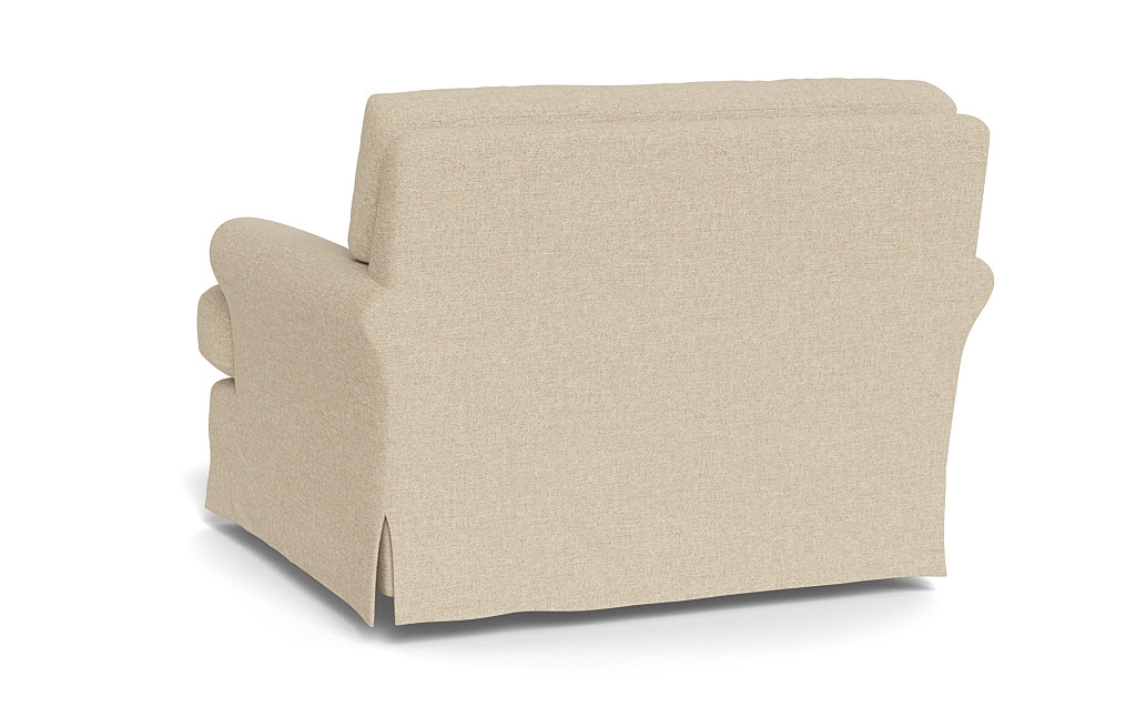 Maxwell Slipcovered Swivel Chair by Apartment Therapy - Image 3