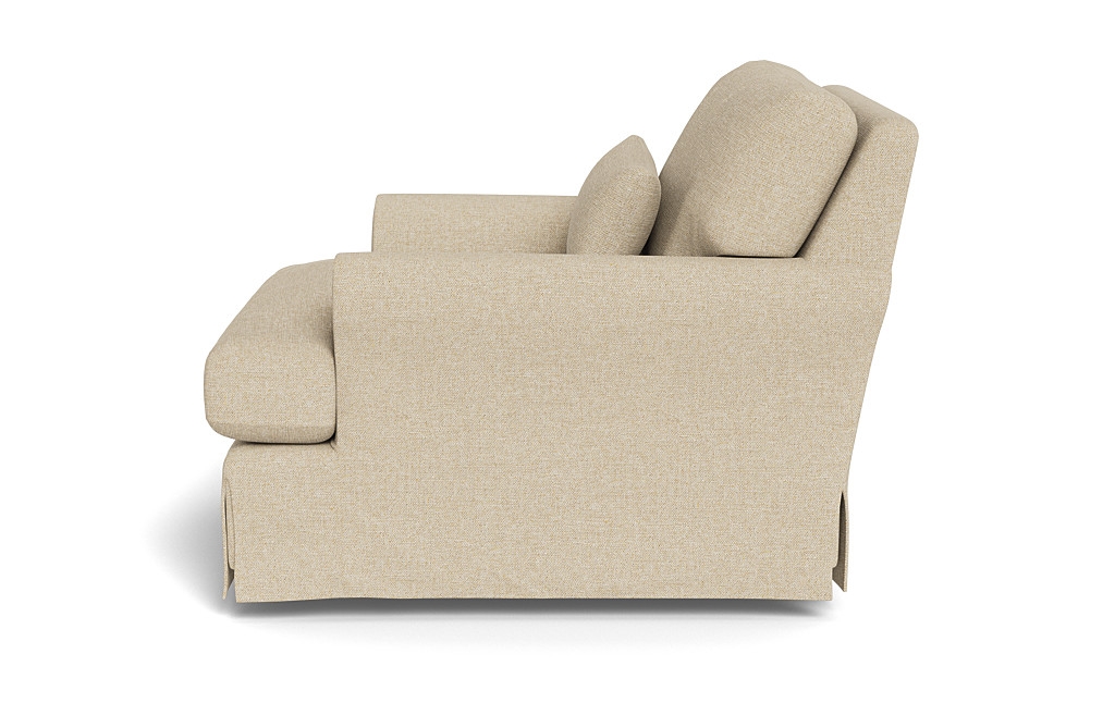 Maxwell Slipcovered Swivel Chair by Apartment Therapy - Image 4