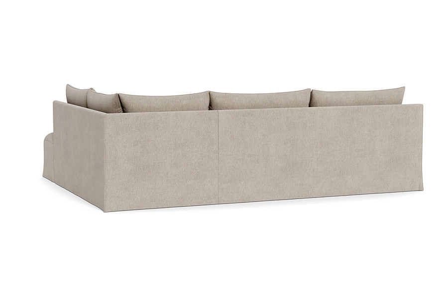 Dixon Slipcovered 3-Seat Right Bumper Sectional - Image 2