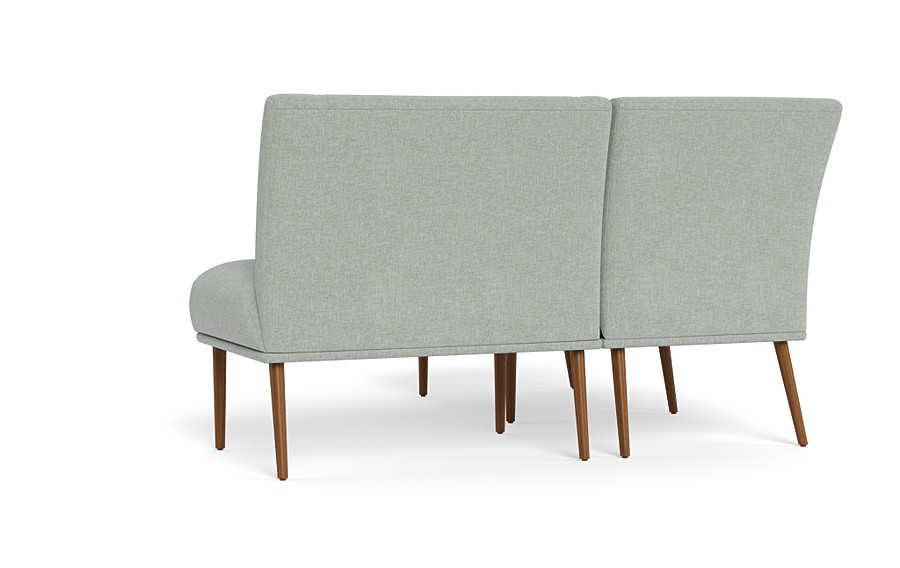 Dorian Upholstered Petite Left Banquette with Tufting Option - Image 1