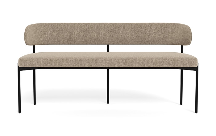 Hollis Upholstered Metal Framed Bench - Image 0