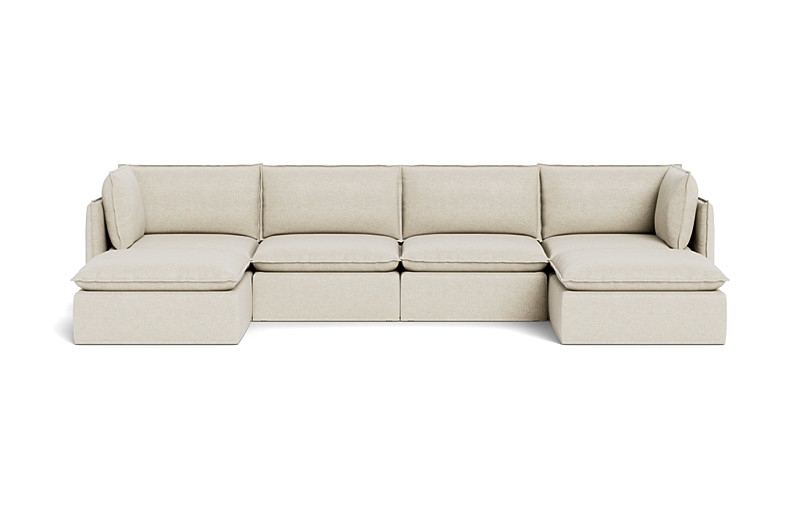 Josie Slipcovered Modular U-Shaped Sectional - Image 0