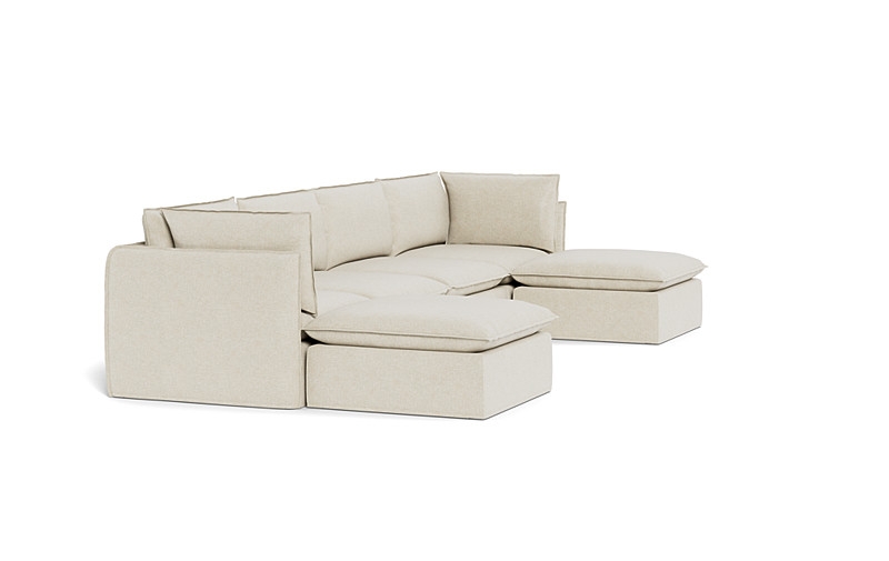 Josie Slipcovered Modular U-Shaped Sectional - Image 4