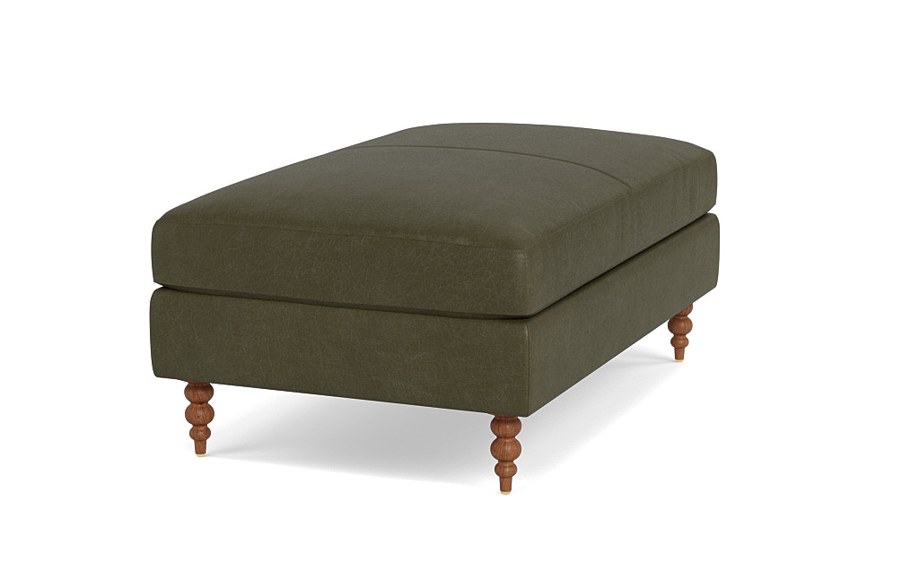 Sloan Leather Ottoman - Image 3