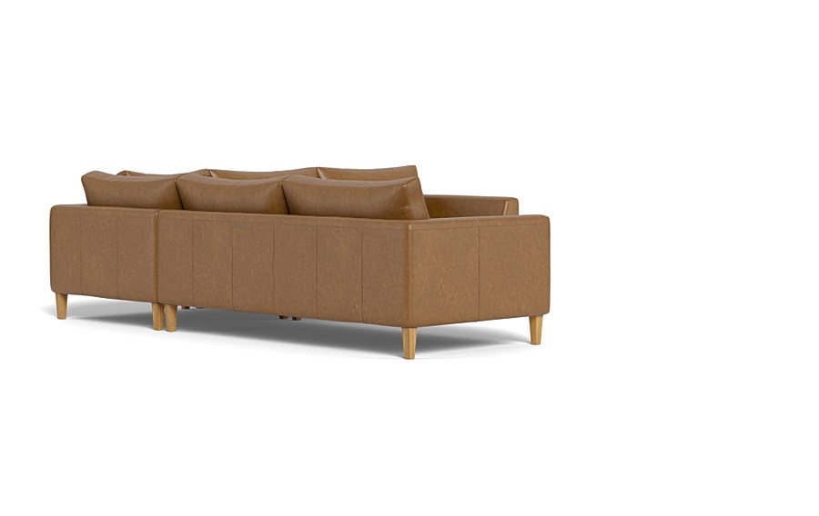 Asher Leather Corner Sectional Sofa - Image 4
