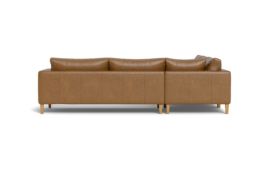 Asher Leather Corner Sectional Sofa - Image 2