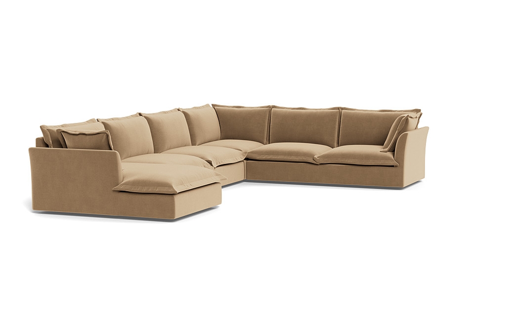 Skylar 4-Piece (5-Seat) Corner Sectional Sofa with Left Chaise - Image 3