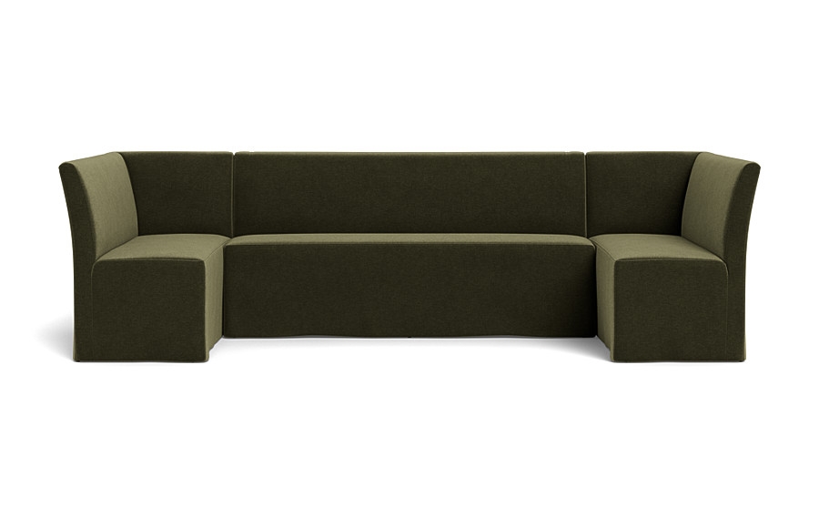 Dorian Slipcovered U-Shaped Banquette - Image 0