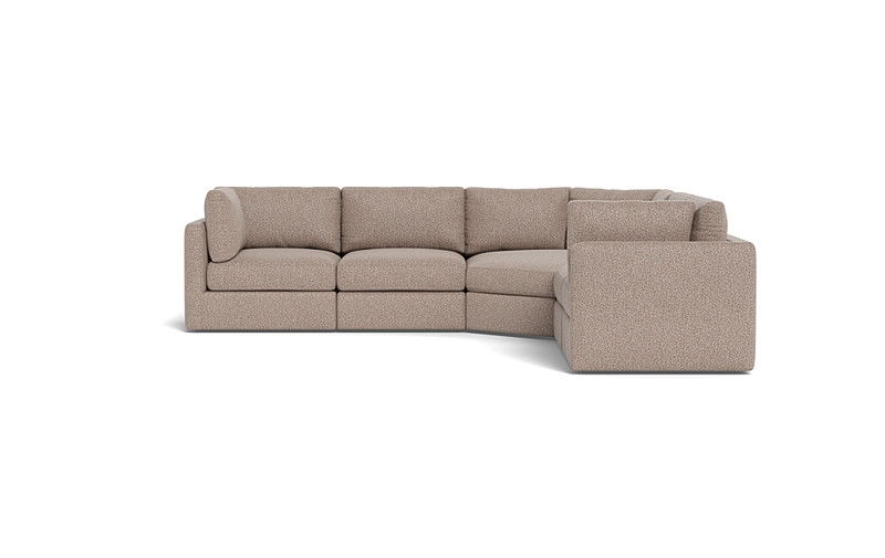 Tatum Modular 5-Seat Wedge Corner Sectional - Image 4