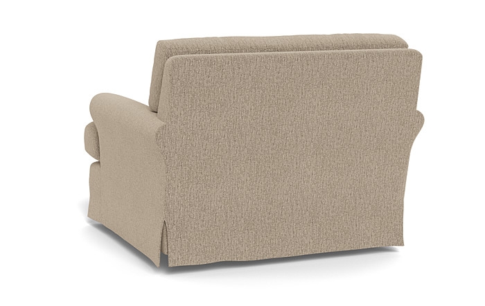 Maxwell Slipcovered Swivel Chair by Apartment Therapy - Image 4