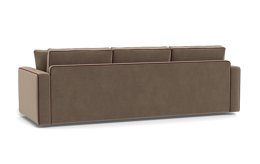 James 3-Seat Sofa with Contrast Piping - Image 2