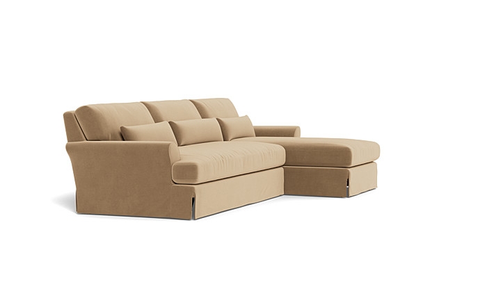 Maxwell Slipcovered Sectional Sofa with  Chaise by Apartment Therapy - Image 4