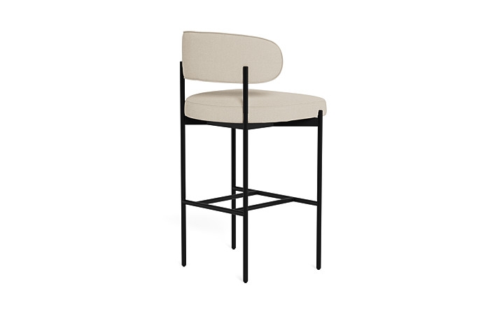 Hollis Metal Framed Upholstered Bar Stool - Image 3
