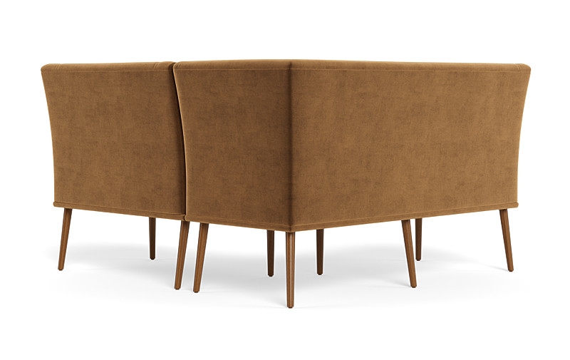 Dorian Upholstered Petite Left Banquette with Tufting Option - Image 2