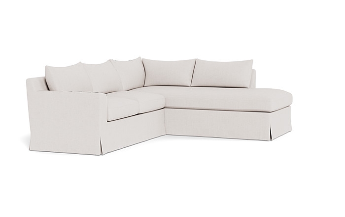Sloan Slipcovered 3-Seat  Bumper Sectional - Image 3