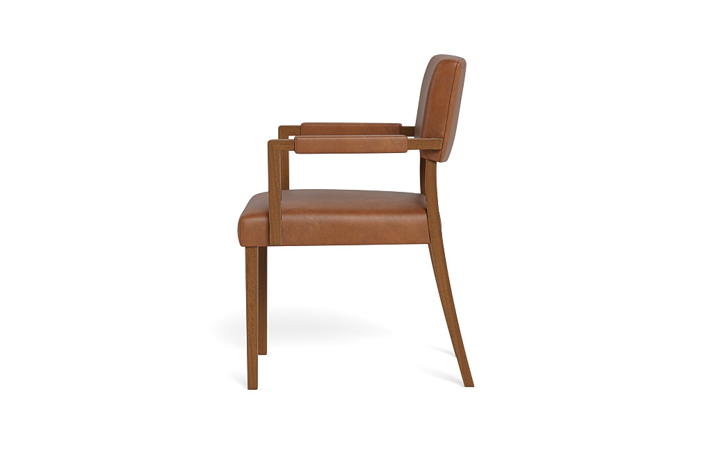 Monte Leather Upholstered Head of Table Chair - Image 1