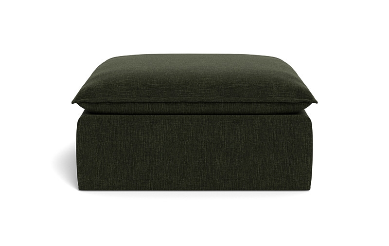Josie Slipcovered Square Ottoman - Image 0