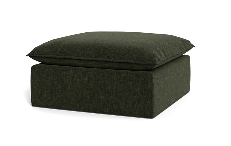 Josie Slipcovered Square Ottoman - Image 4