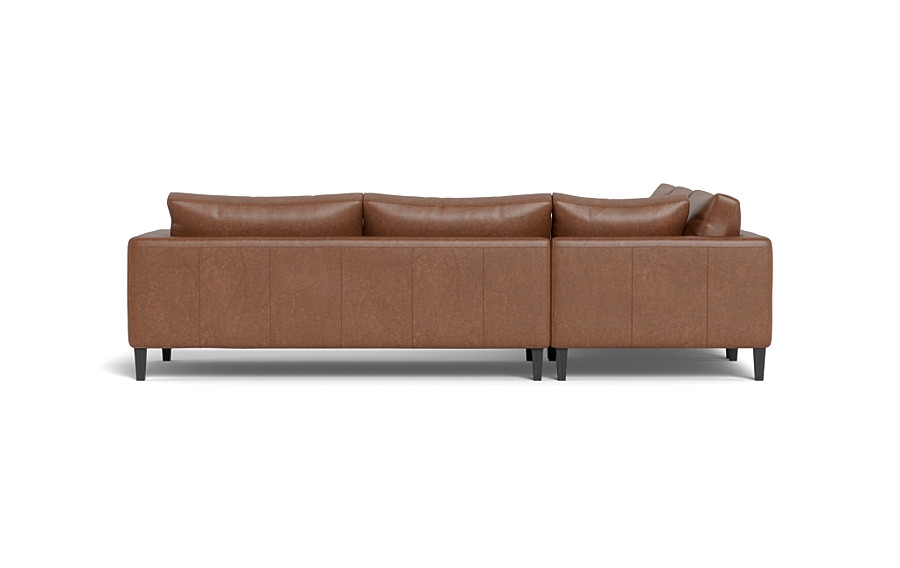 Asher Leather Corner Sectional Sofa - Image 2