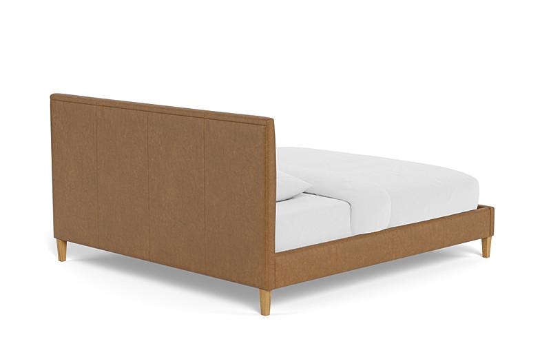 Lowen Leather Upholstered Bed with Tufting Option - Image 2