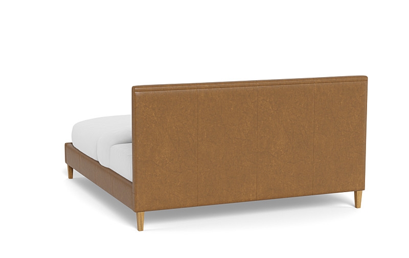 Lowen Leather Upholstered Bed with Tufting Option - Image 4