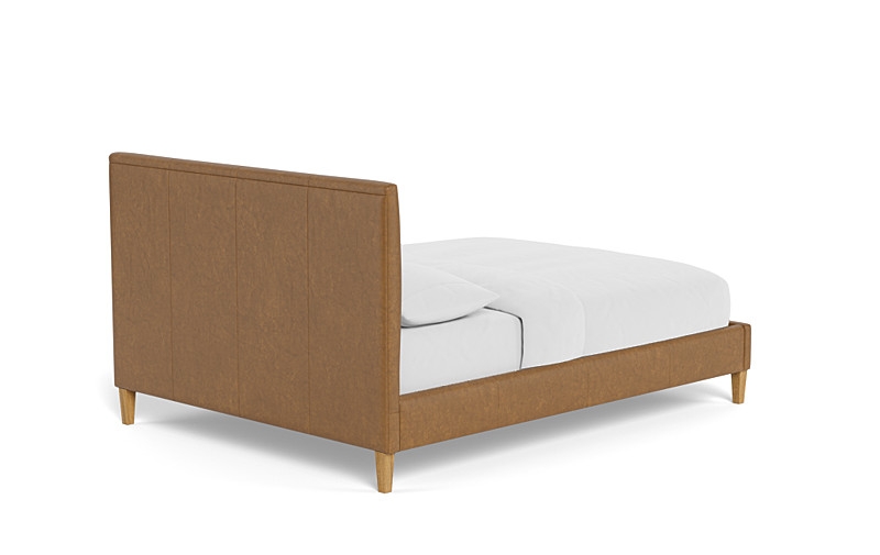 Lowen Leather Upholstered Bed with Tufting Option - Image 4