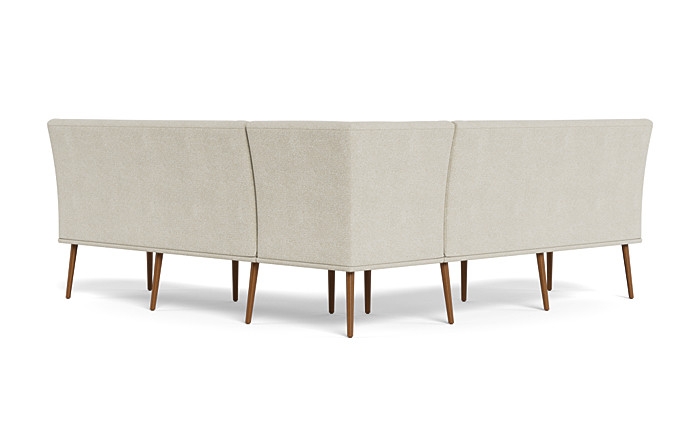 Dorian Upholstered Corner Banquette with Tufting Option - Image 1