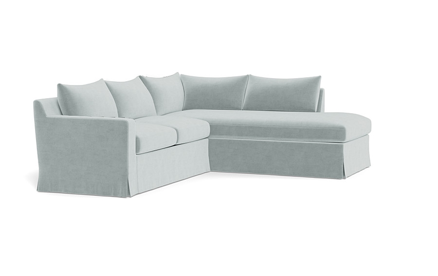Sloan Slipcovered 3-Seat  Bumper Sectional - Image 4